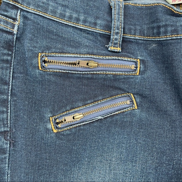 Lucky Brand Charlie Skinny Jeans with Zippers 2/26 - Picture 5 of 10
